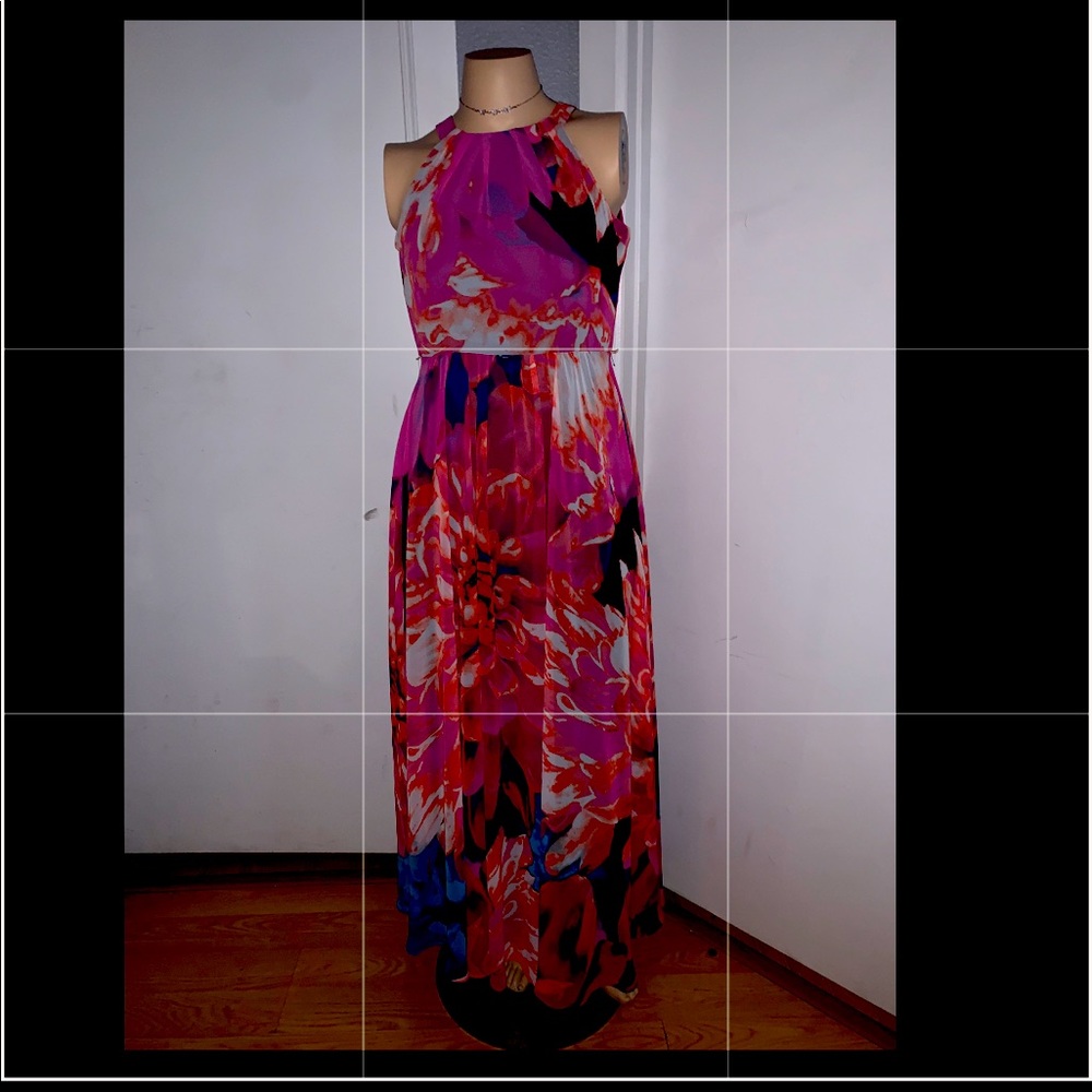 Long floral dress supper cute